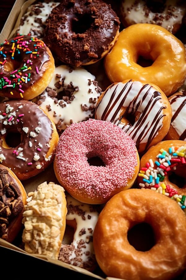 Donut Cake – Bánh donut ngọt ngào, mềm xốp và đầy sắc màu - Ảnh 2