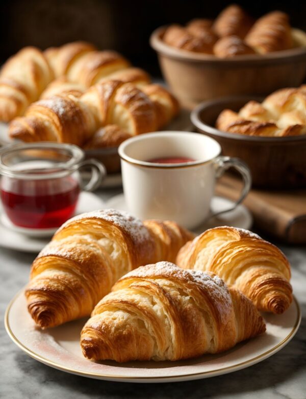 Croissant Cake – Bánh sừng bò ngàn lớp, thơm bơ, béo ngọt khó cưỡng - Ảnh 3