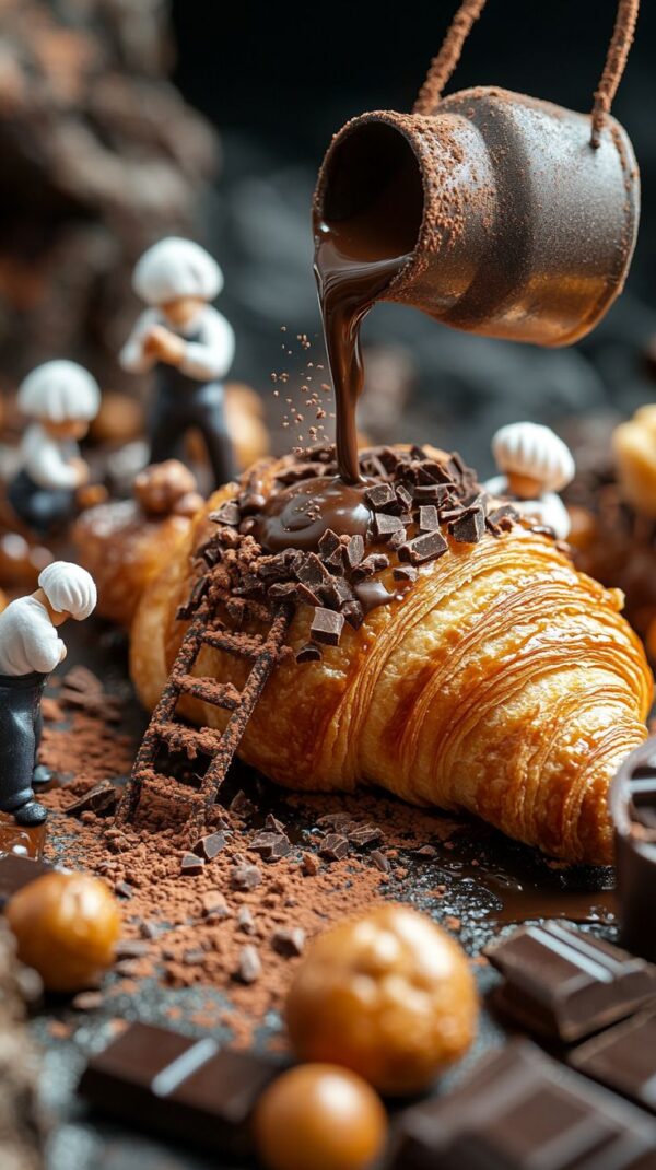 Croissant Cake – Bánh sừng bò ngàn lớp, thơm bơ, béo ngọt khó cưỡng - Ảnh 6