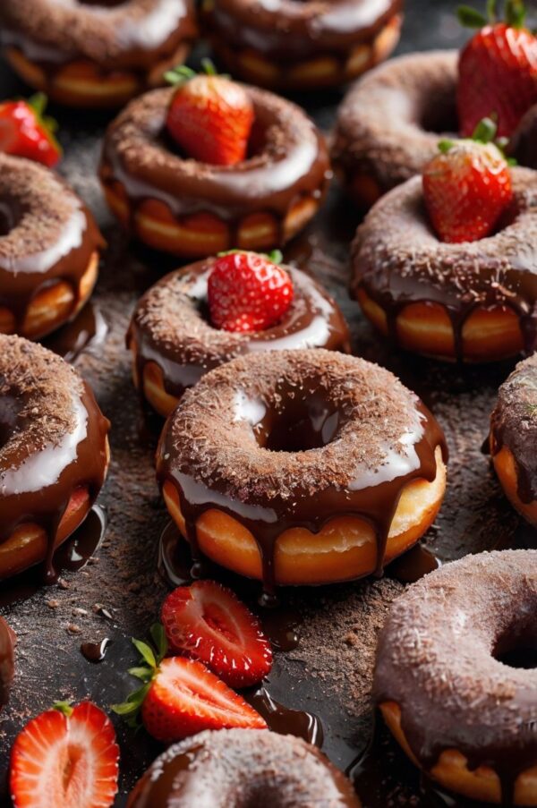 Donut Cake – Bánh donut ngọt ngào, mềm xốp và đầy sắc màu - Ảnh 6