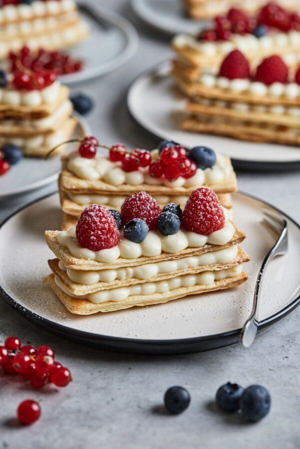 Mille-Feuille – Bánh ngàn lớp Pháp, giòn tan và béo ngậy - Ảnh 3