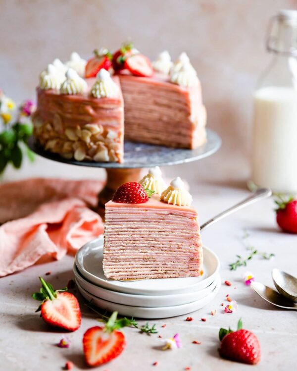 Bánh Crepe Cake Ngàn Lớp – Mềm Mịn, Ngọt Nhẹ & Tinh Tế - Ảnh 2