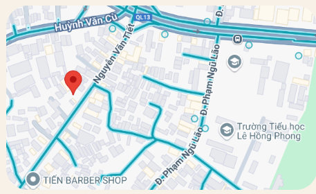 Địa chỉ: 42 Nguyễn Văn Tiết, Phường Hiệp Thành, TP. HCM.