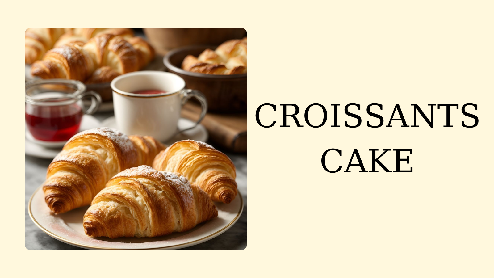 Croissants Thủ Công – Tinh Tế Từng Lớp Bánh